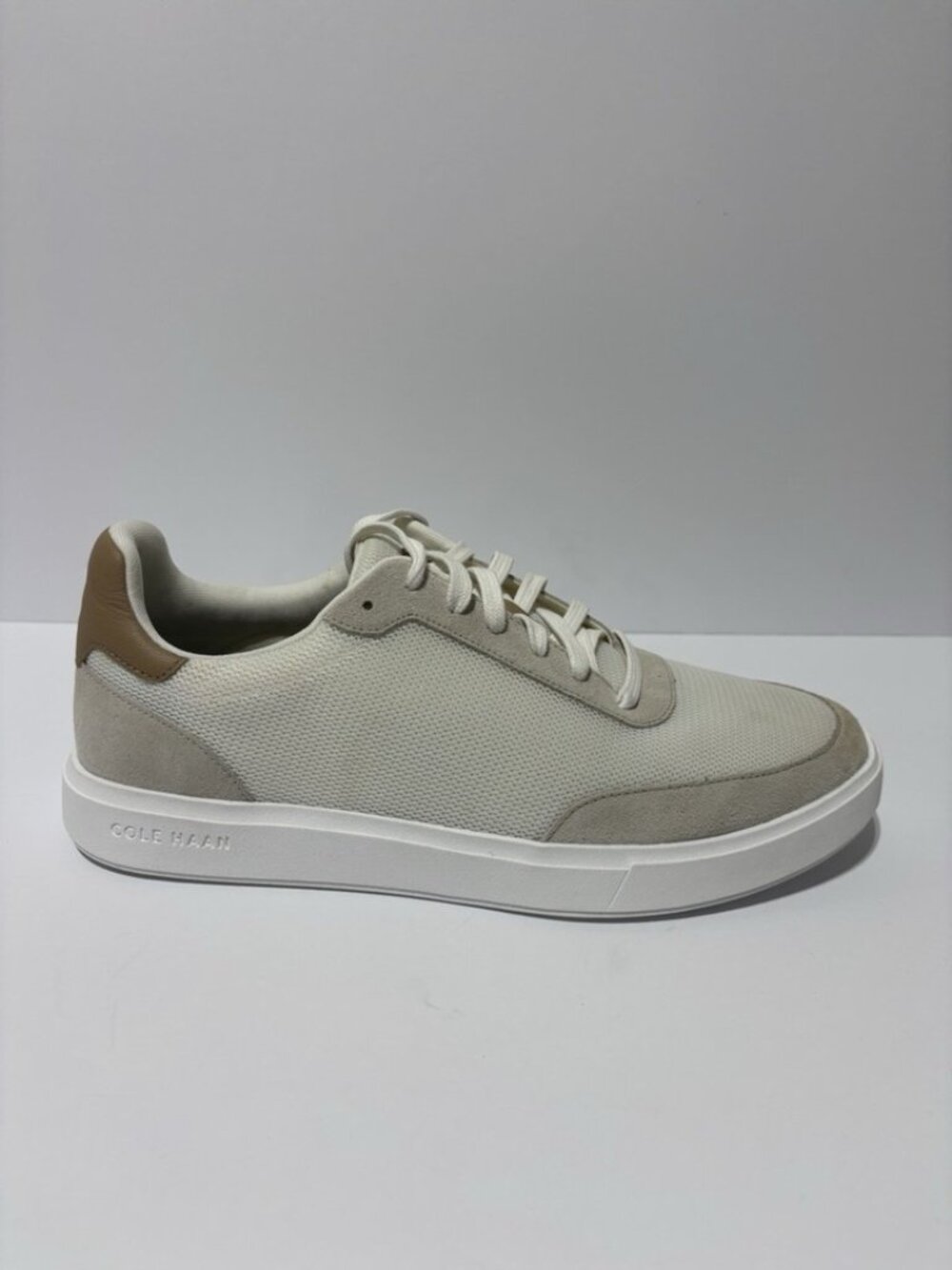 Cole Haan Men’s Grand Crosscourt Sideserve Sneakers White, Size 11 M